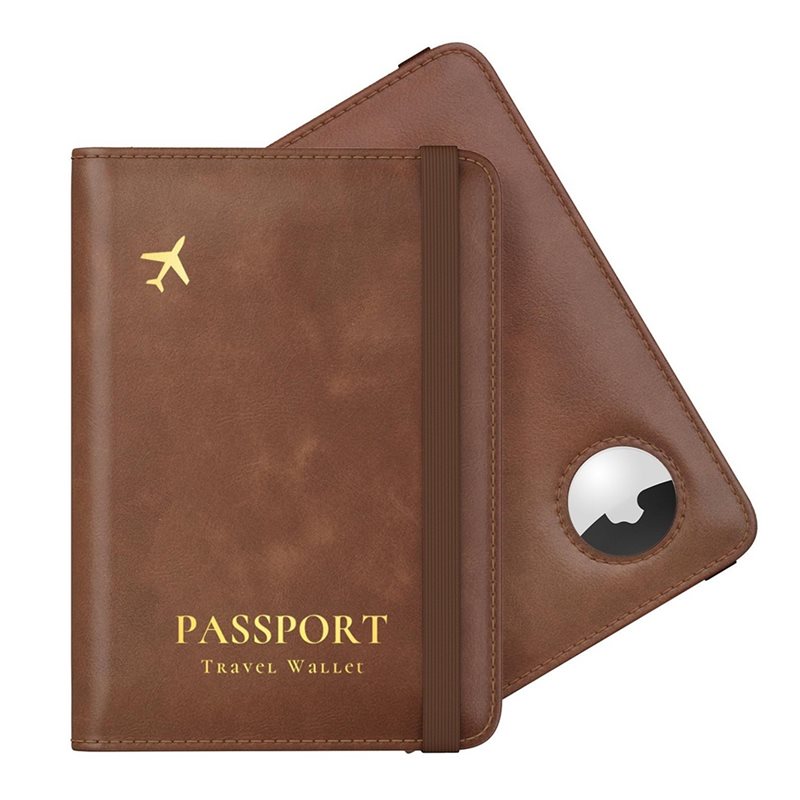 Travel Wallet Slim - ABRT-Porta passaporto con blocco RFID per