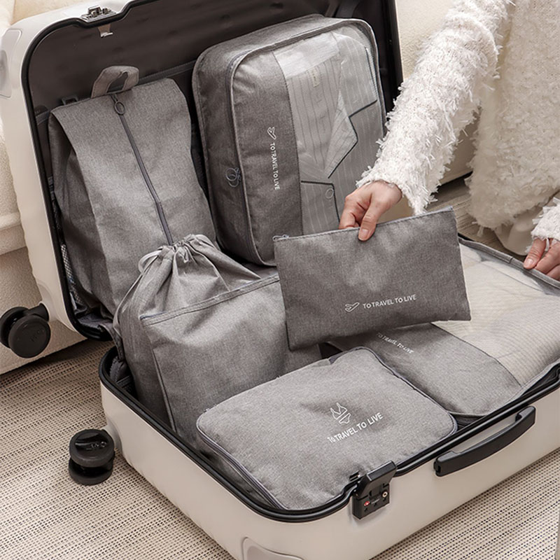 Travel Accessories Pouch For Women - Set di 7 cubi da viaggio