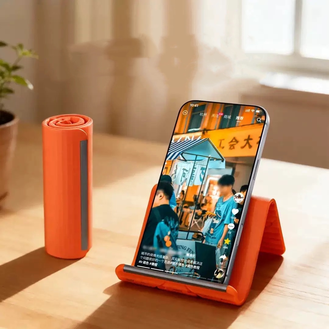Travel Accessories Holder - Supporto Portatile per Telefono in Silicone,