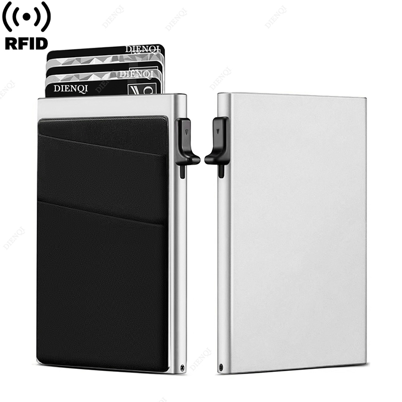 Travel Wallet Slim - Porta carte di credito con blocco