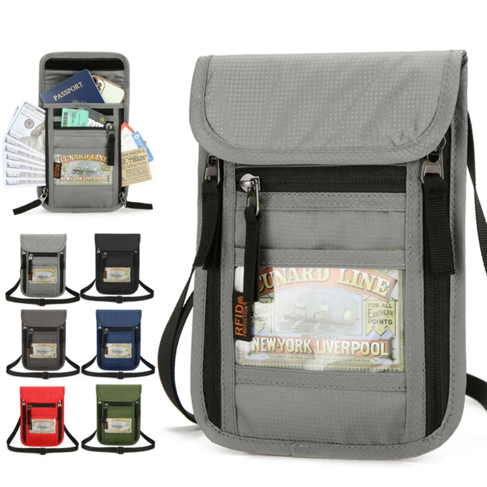 Travel Accessories Pouch For Women - Portafoglio da Viaggio con Blocco RFID
