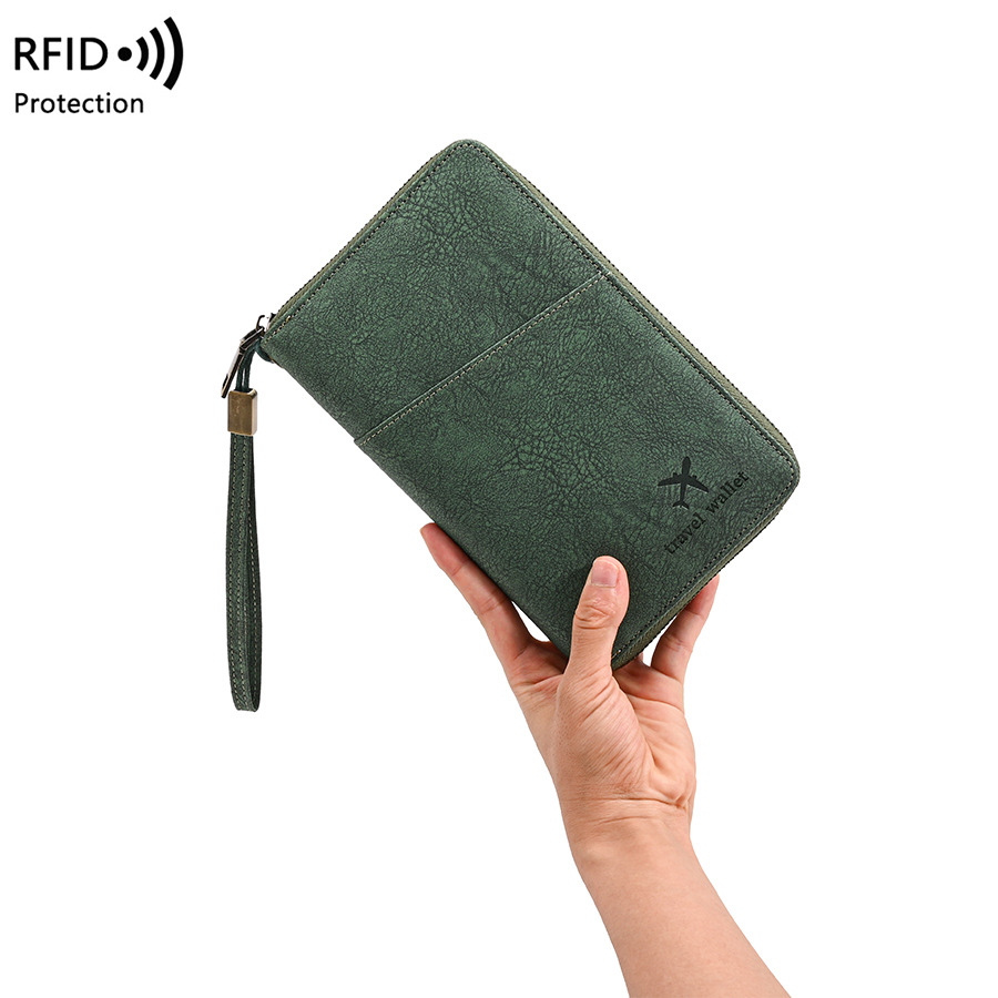 Travel Accessories Rfid - Porta Passaporto con Protezione RFID, Organizzatore