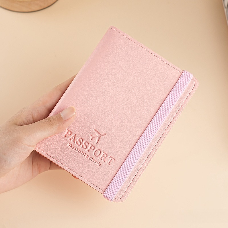 Travel Wallet Slim - Porta Passaporto in Pelle PU, Porta