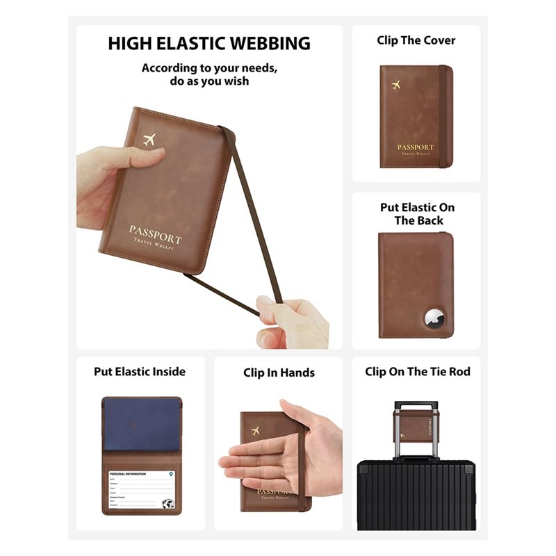 ABRT-Porta passaporto con bloc - Travel Wallet Slim recensione e prezzo