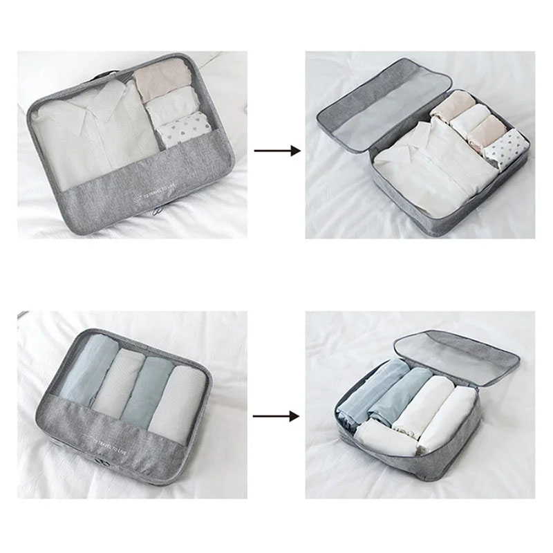 Set di 7 cubi da viaggio per u - Travel Accessories Pouch For Women recensione e prezzo