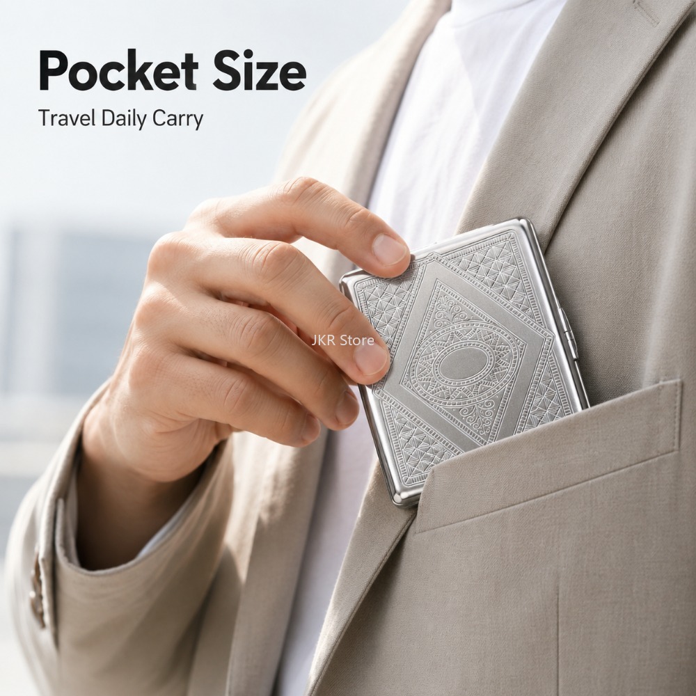 Portasigarette in Acciaio Inox - Travel Accessories Holder recensione e prezzo