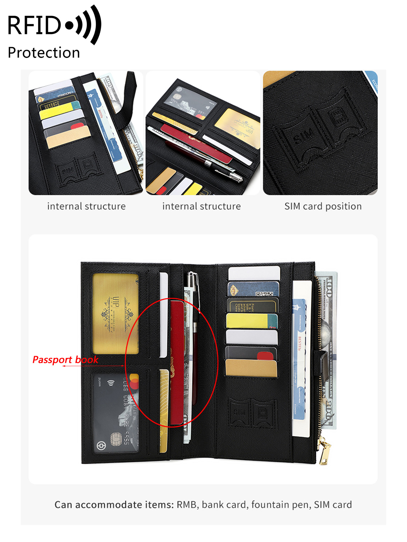 Elegante Portafoglio per Passa - Travel Accessories Rfid recensione e prezzo